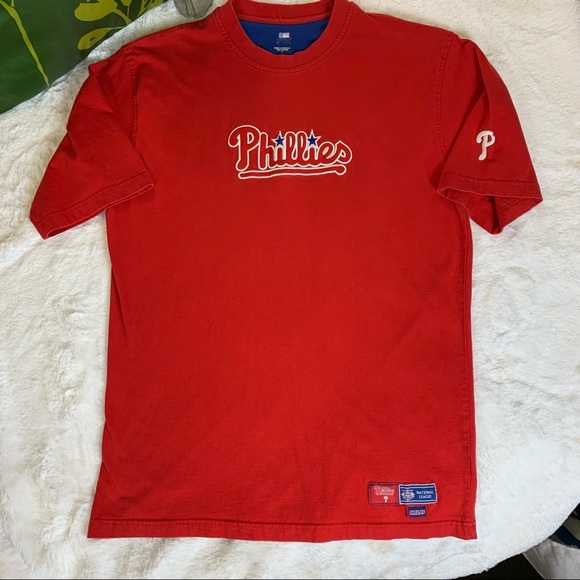MLB Other - Philadelphia Phillies Men’s Logo MLB National League Shirt Red Sz L